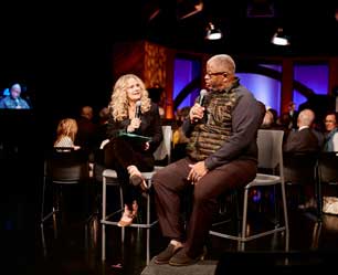 hosts speaking